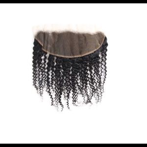 13x4 inch lace frontal, Brazilian Curly.